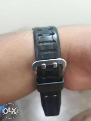 Black Rubber Watch Band