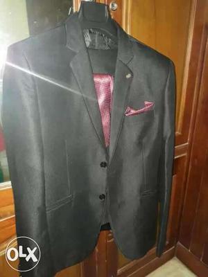 Black coat blazor and tie only size 