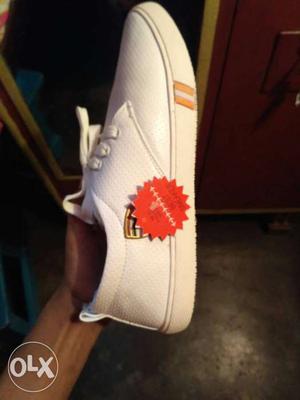 Brand new white shoe