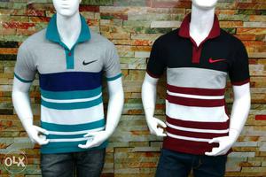 Men's Two Striped Nike Polo Shirt