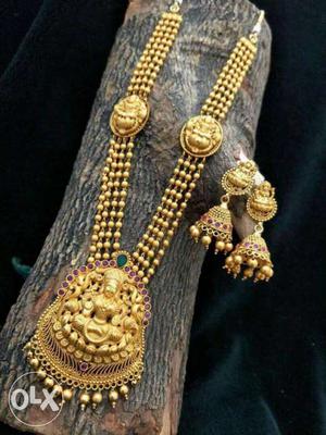 Necklace Matching With Jhumka Earrings Set