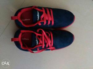 New Khadims shoe Pair for sale Of Blue-and-red