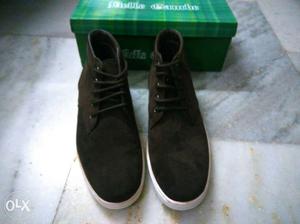 New ankle 43no size coffee colour suede