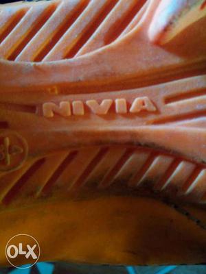 Orange Nivia Shoe Sole