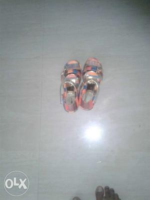 Pair Of Multicolored Sandals