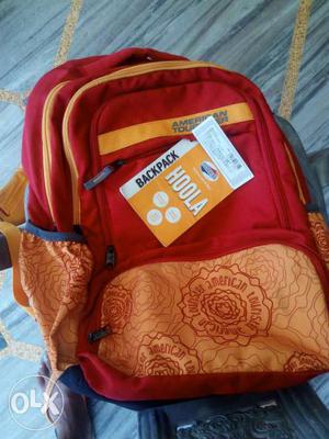 Red And Orange Hoola Backpack
