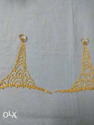 Two Gold Ring Bracelets