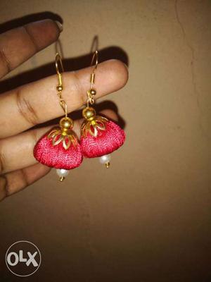 Two Pink ear rings