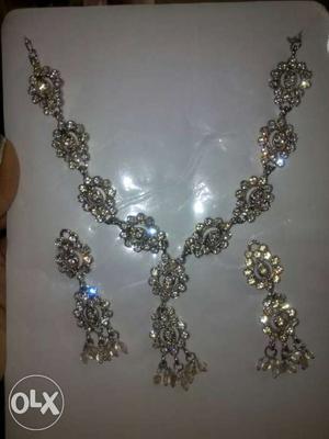 White metal new jewellery set