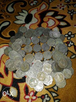 100 PCs 2 paisa old metal coin