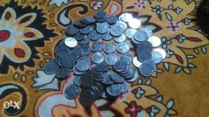 100 pcs 25 Paisa metal coins