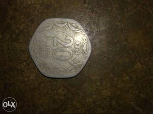 100 rs 1pc 20 paisa old coin