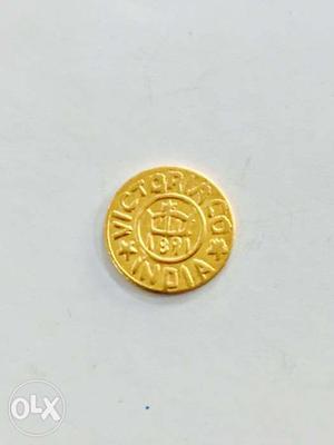 22k Gold vintage coin in mint condition for sale in delhi