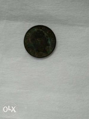  Ana old valuable copper coin.