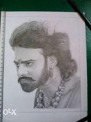 Bahubali realistic sketch for sale. it's takes me