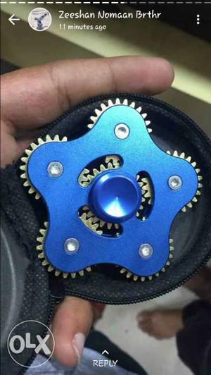 Blue And Gray Hand Spinner