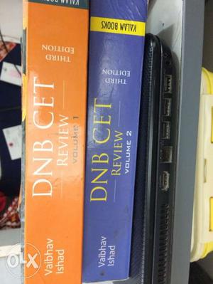 DNB CET 3rd edition. Both volumes. Plus review supplement.