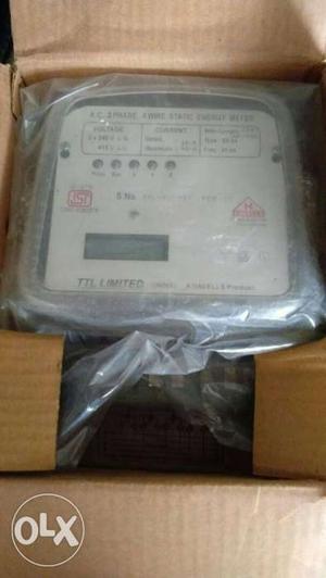 Electric Meter 3 phase. Purchased for factory but