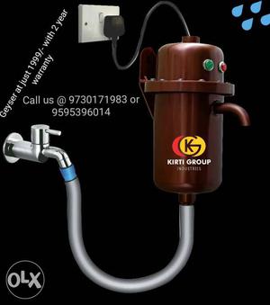 HOT WATER GEYSER Made in india New pack pice for