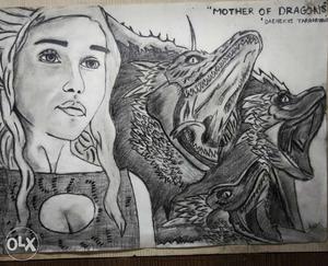 Handmade pencil sketches #Game of Thrones