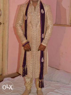 Men's offwhite Kurta