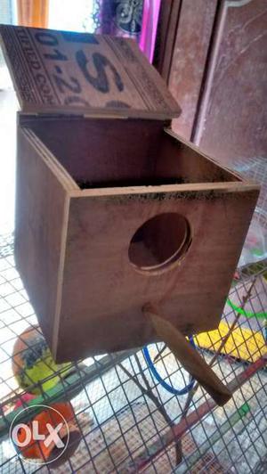 Nest box for love birds {{{each 500₹. }}}