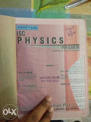 Nootan ISC Physics Book