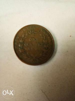 One Quarter Anna East India company()Chat If intrested