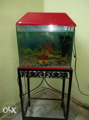 Red Framed Fish Tank