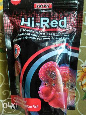 Red head fish food at a discounted