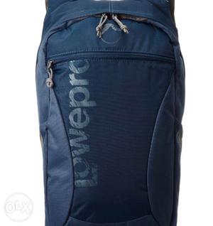 Black And Blue Lowepro Backpack