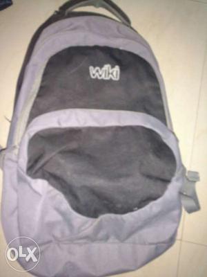 Black And Grey Wiki Backpack