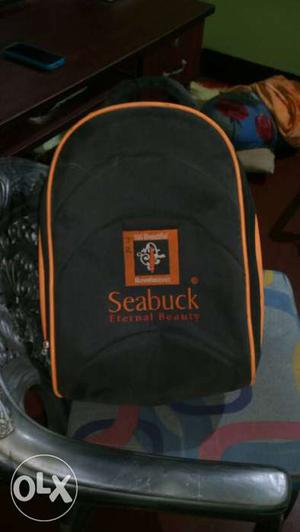 Black And Orange Trim Seabuck Backpack