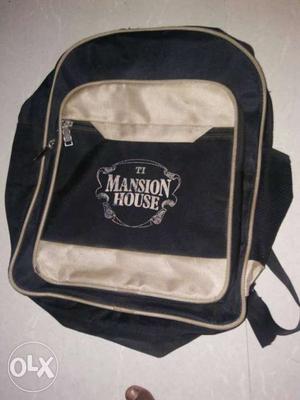 Black And White T1 Mansion House Backpack