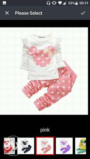 Brand new imported kids clothing set Age 3-4 years