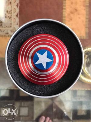 Captain America Fidget Spinner In Box
