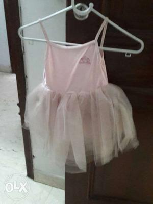 Girl's Pink Spaghetti Strap Tutu Dress