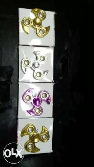 Gold Metal 3blade Spinner Note: More Than 3 Spinners Have To