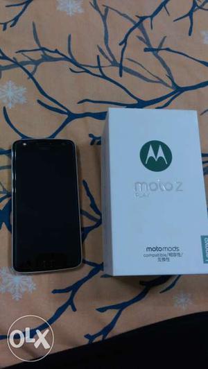 Moto Z Play with free back cover in good condition