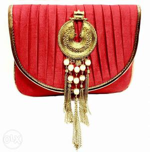 Red And Gold Bag