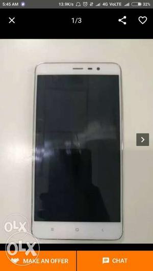 Redmi note 3 3gb ram 32gb with bill and box 1year
