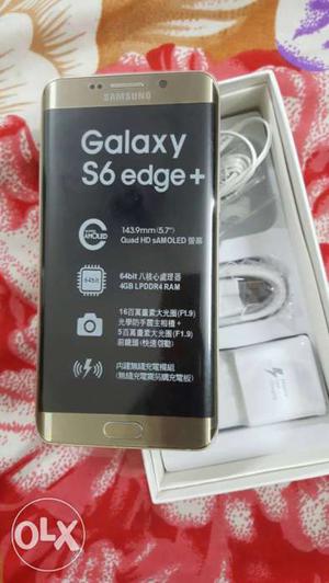 Samsung s6 edge plus 32gb gold new mobile unused