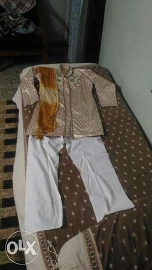 Sherwani 2years old size 11 and 13 used only once