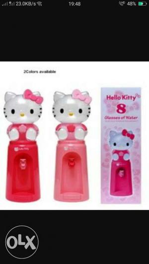 Two Red And Pink Hello Kitty Water Dispenser Screenshot