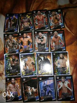WWE then now forever cards