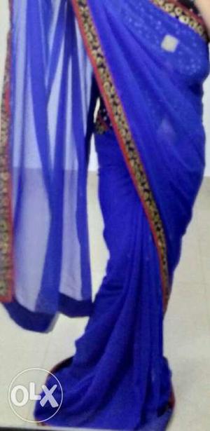 Women's Blue Traditional Dress with blouse