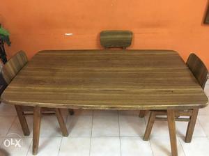 4 seater dining table. Price negotiable