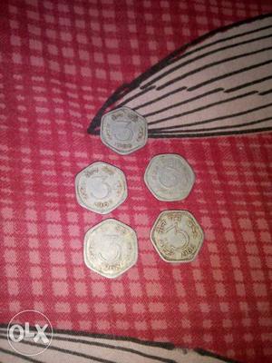 5 ps old 2 paise coin