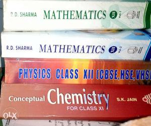 5books(RD sharma+1,+2(maths),schand(chemistry),vas