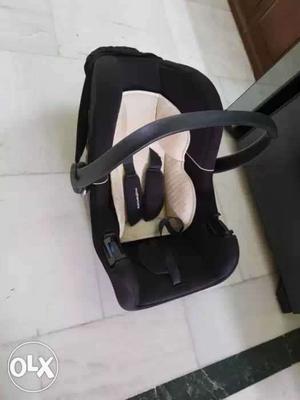 Baby's Black Car Seat Carrier